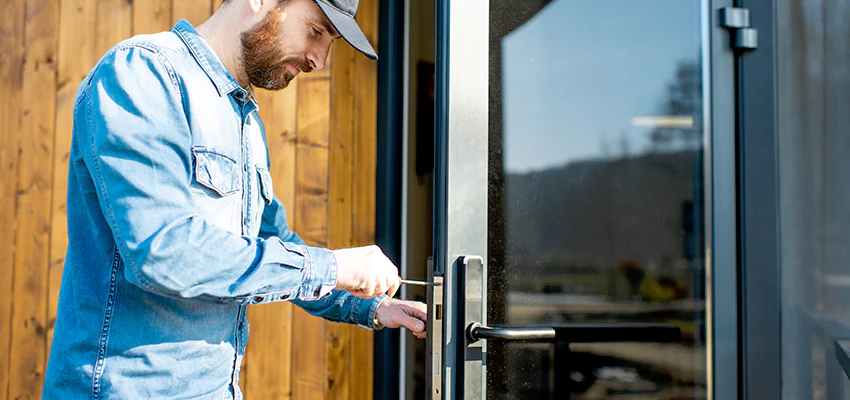 Frameless Glass Storefront Door Locks Replacement in Diamond Bar, CA